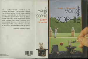 crédit photo http://www.docstoc.com/docs/4469560/Le-Monde-De-Sophie