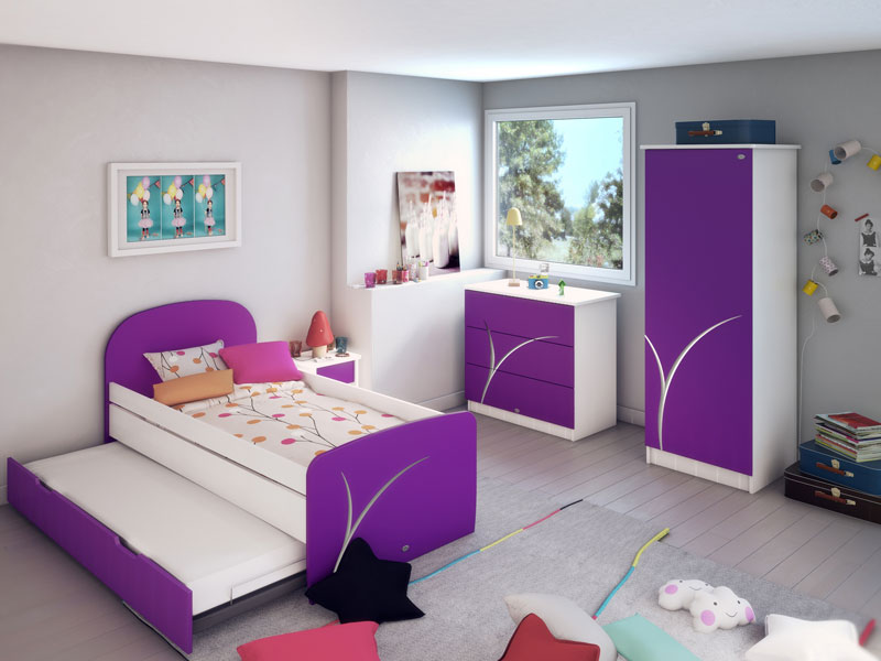 Salle De Bain Accessoires Design : Chambreenfantgigognefilleirisblancetviolet Salle De Bain Accessoires Design : Chambreenfantgigognefilleirisblancetviolet