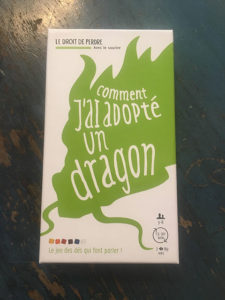 Comment j'ai adopté un dragon la boite du jeu